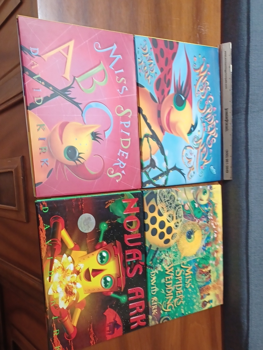 90s Miss Spider's ABC, New Car, Wedding, Nova 4 BOOK Bundle Large Hardcovers 1st